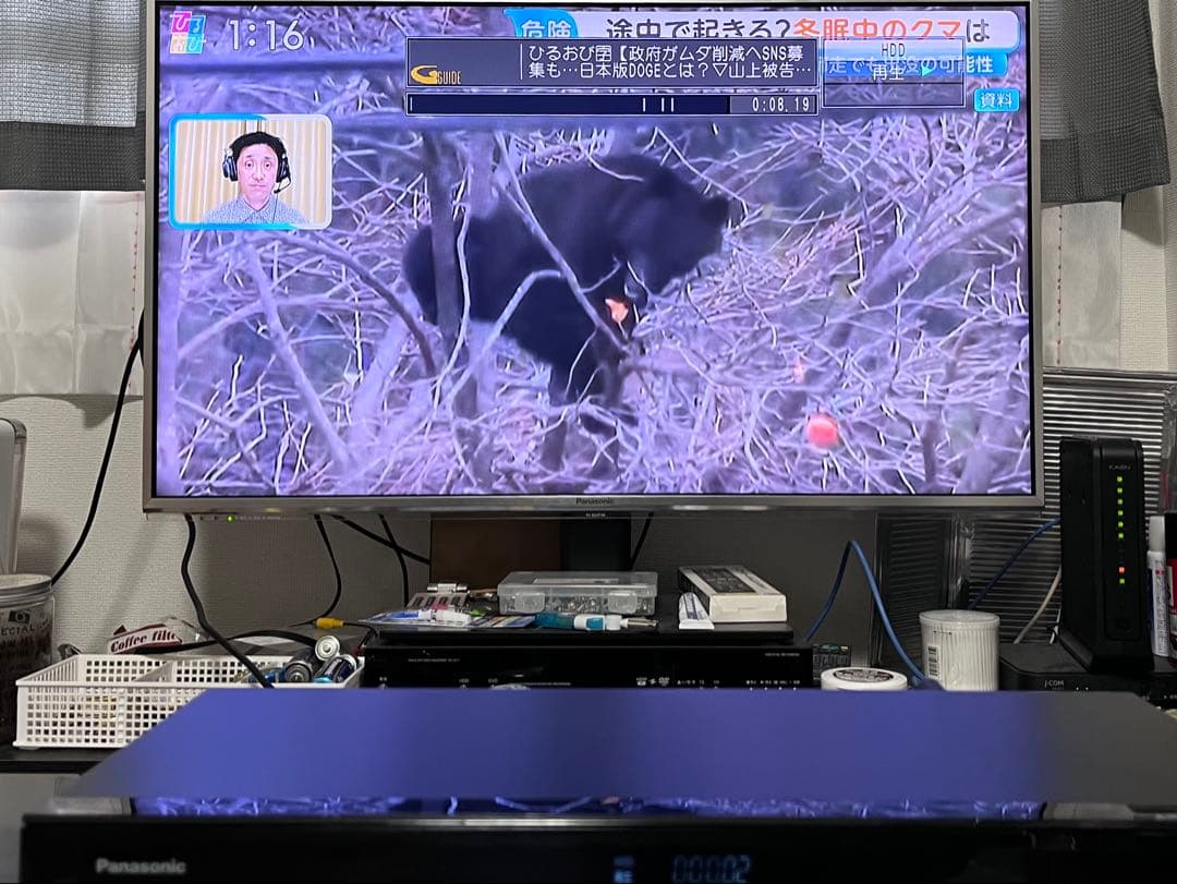 4K 1TB 2番組録画　パナソニック　BDレコーダー　DMR-BRW1020