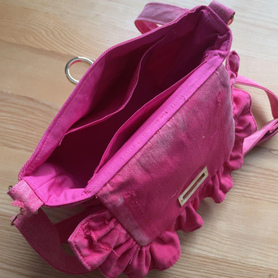 ピンク デニム リメイク セット