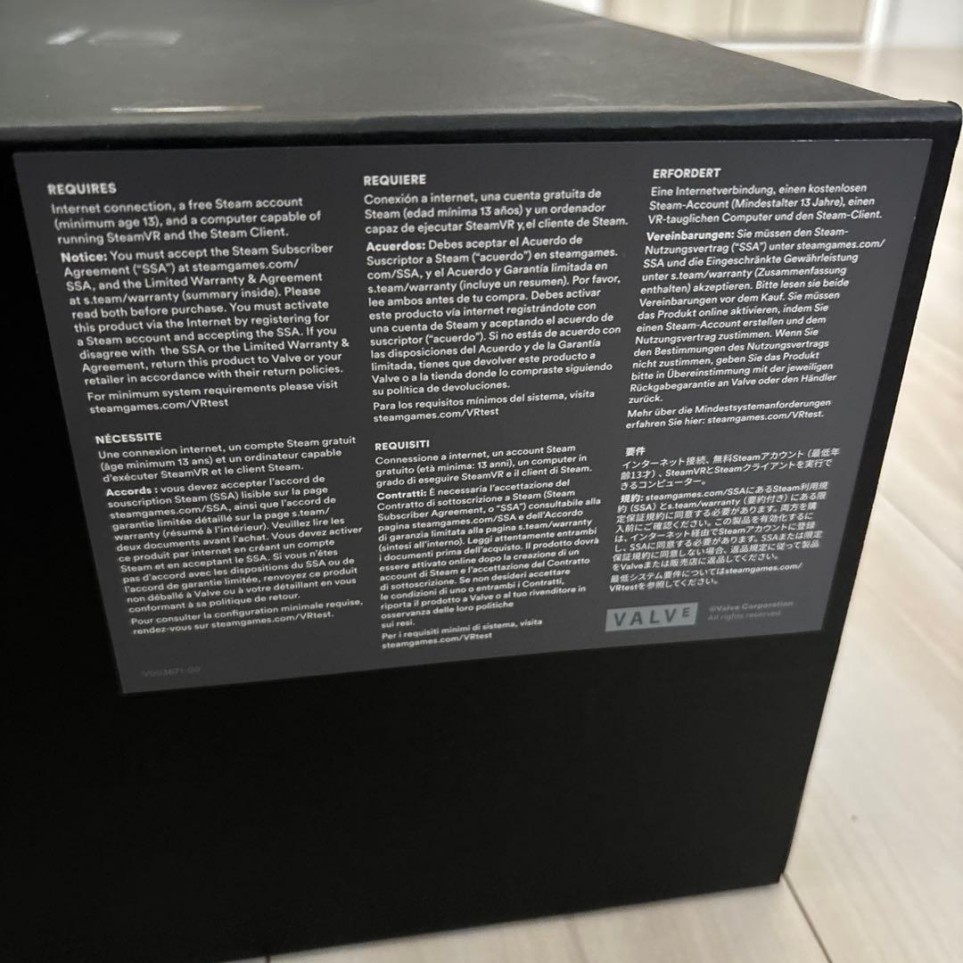 新品開封未使用 Valve Index VRヘッドセット新年特典
