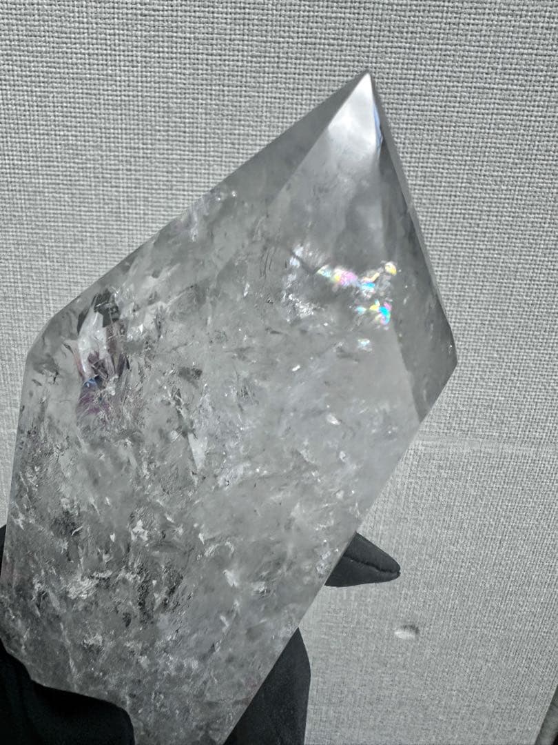 巨大 高品質浄化超強いパワーレインボーヒマラヤクラスターパワーストーンA1101