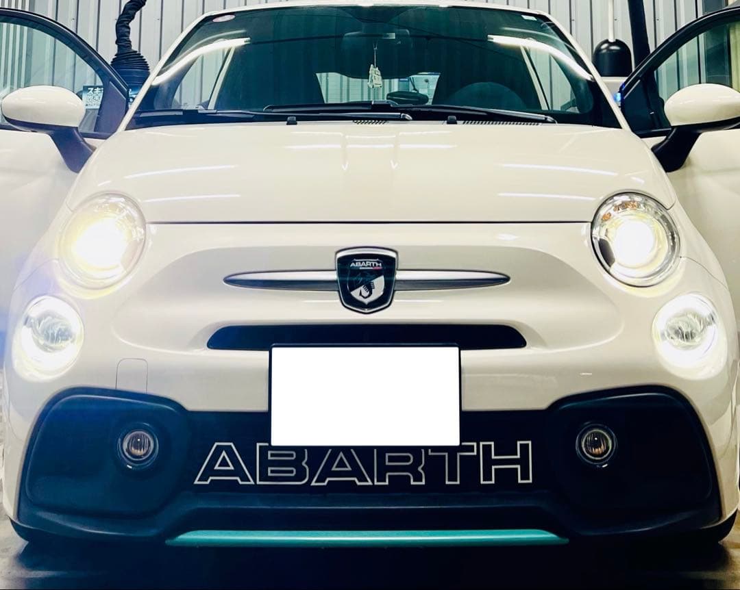 r*f様 アバルト フロント/リア リップ スプリッター