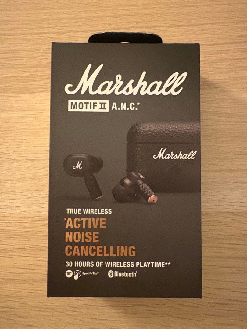 新品未使用Marshall Motif II A.N.C. ワイヤレスイヤフォン