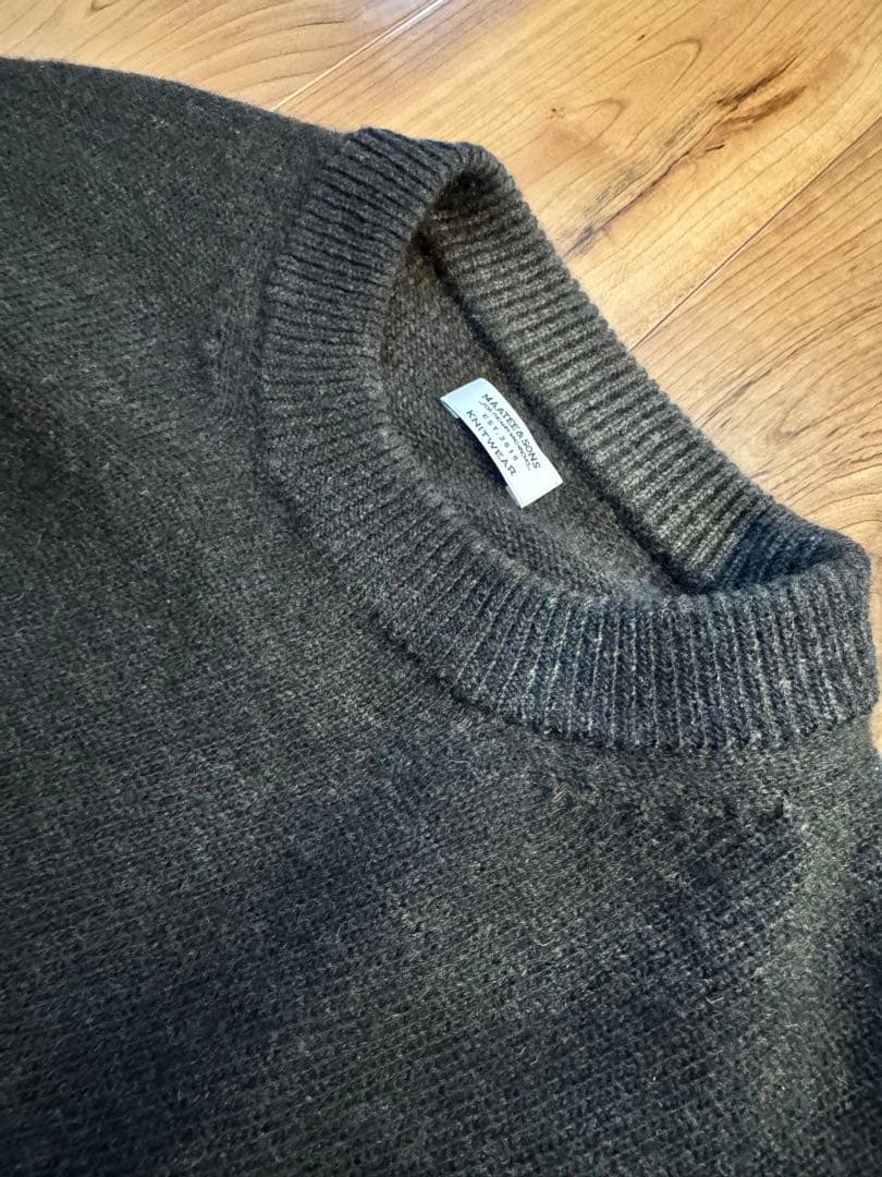 に*う様 MAATEE&SONS ひょっとこ ニット M 裏カシミヤ