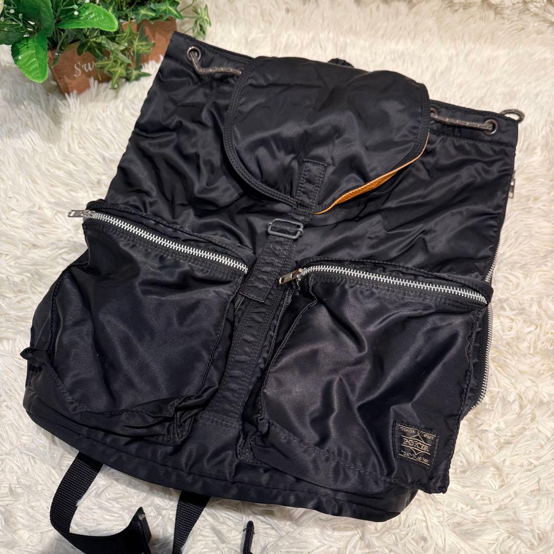 【人気】希少 レア PORTER TANKER ポーター リュック ブラック