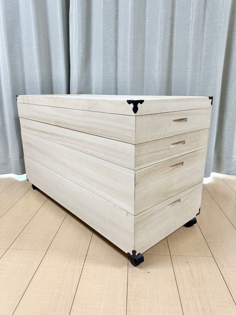 桐 衣装ケース 4段 桐箱 桐ケース