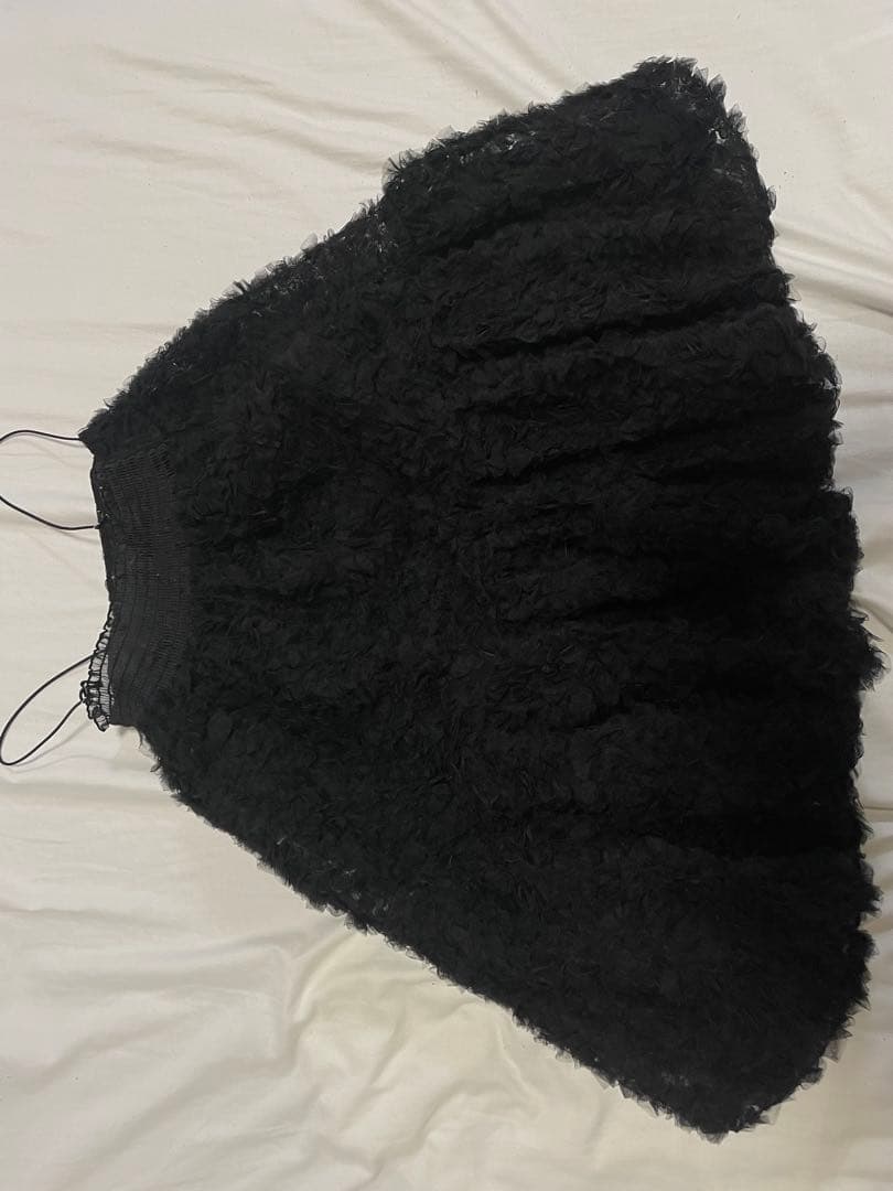 POPPY TULLE BALLOON TUNIC (BLACK) あざぎーにょ