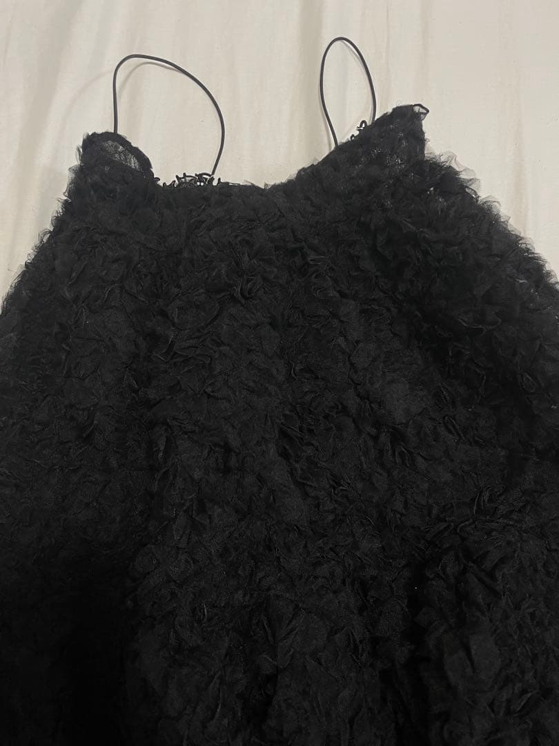 POPPY TULLE BALLOON TUNIC (BLACK) あざぎーにょ