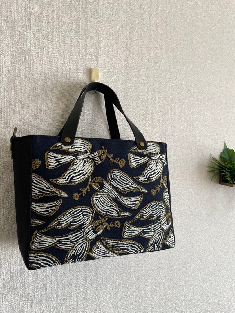 え*ん様 ミナペルホネン　following day ハンドメイド　スクエア　バ