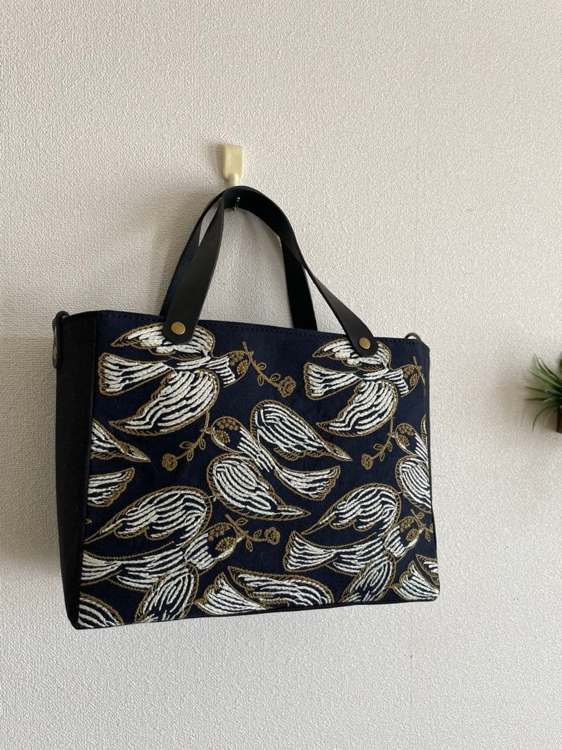 え*ん様 ミナペルホネン　following day ハンドメイド　スクエア　バ