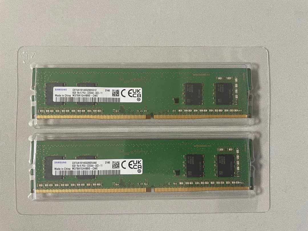 Samsung DDR4 メモリ 8GB×2 PC4-3200AA