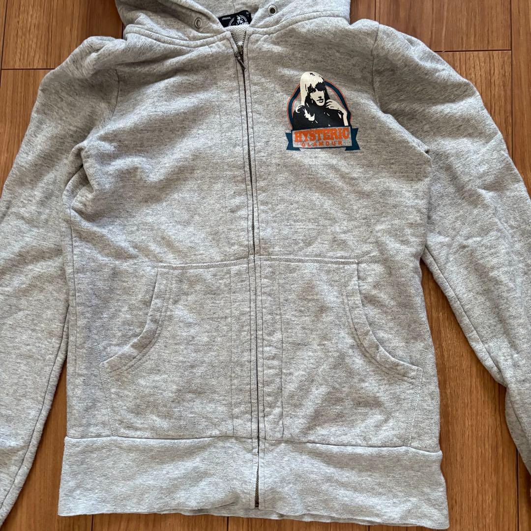 希少 ヒステリックグラマー　ヒスガール　ヴィンテージ　ジップパーカー　Fサイズ