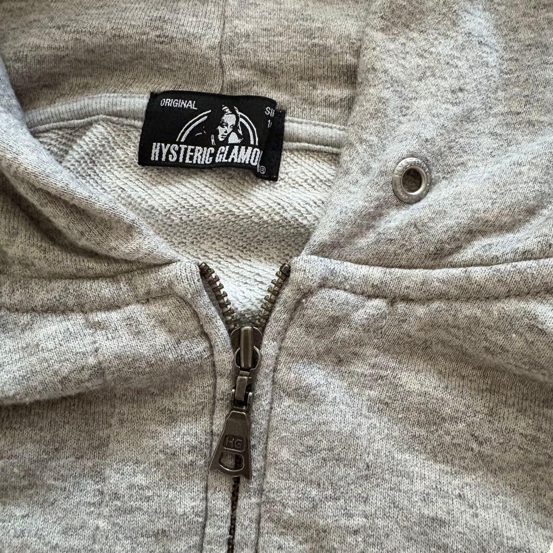 希少 ヒステリックグラマー　ヒスガール　ヴィンテージ　ジップパーカー　Fサイズ