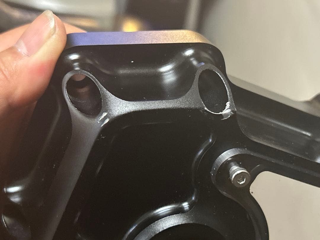 カムカバー　ツインカム　アルミ製 透明窓付き