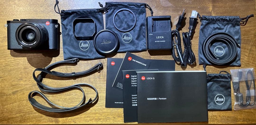LEICA Q Typ116 black 純正ストラップ付