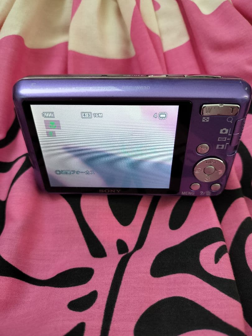 SONY 16.1MP バイオレット Cyber-shotデジタルカメラ