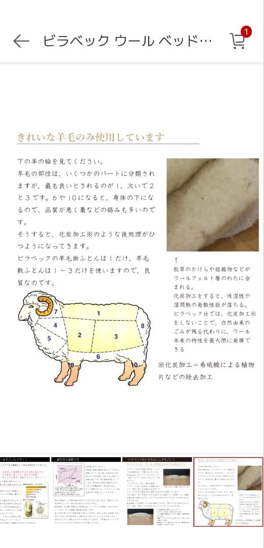 眠りのプロショップサワダ ビラベック リネン麻付羊毛ベッドパッド　セミダブル