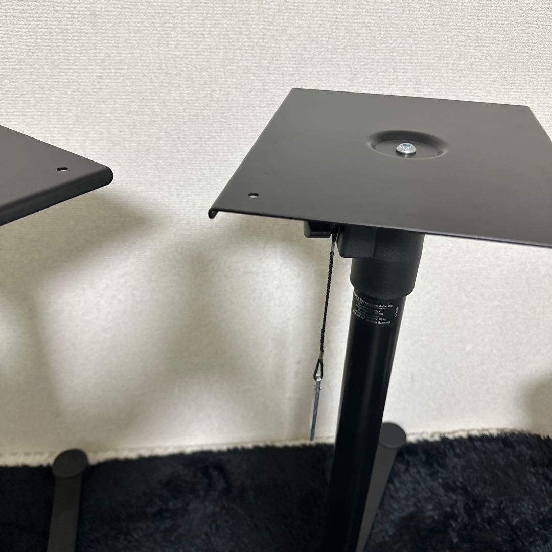 K&M 26720 スピーカースタンド 高級 ブラック 黒 オーディオ