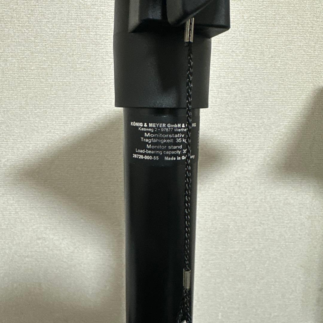K&M 26720 スピーカースタンド 高級 ブラック 黒 オーディオ