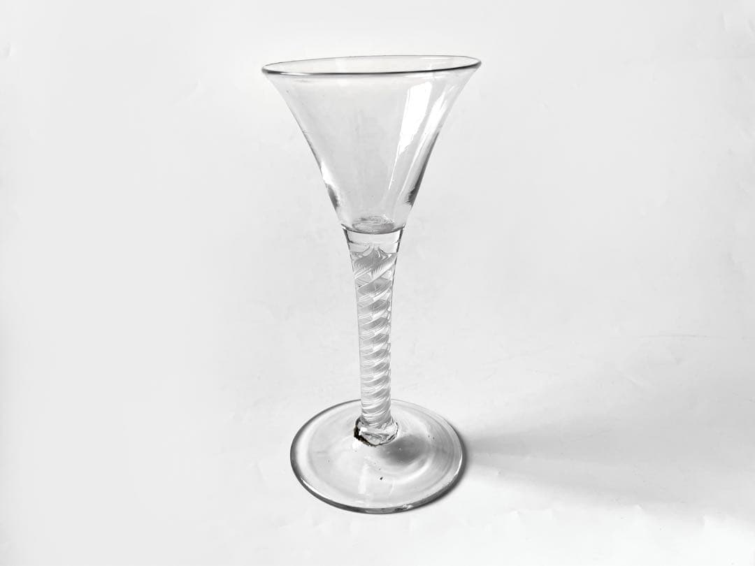 エアーツイストステムグラス オペークツイスト ツイストステム　ゴブレット　骨董