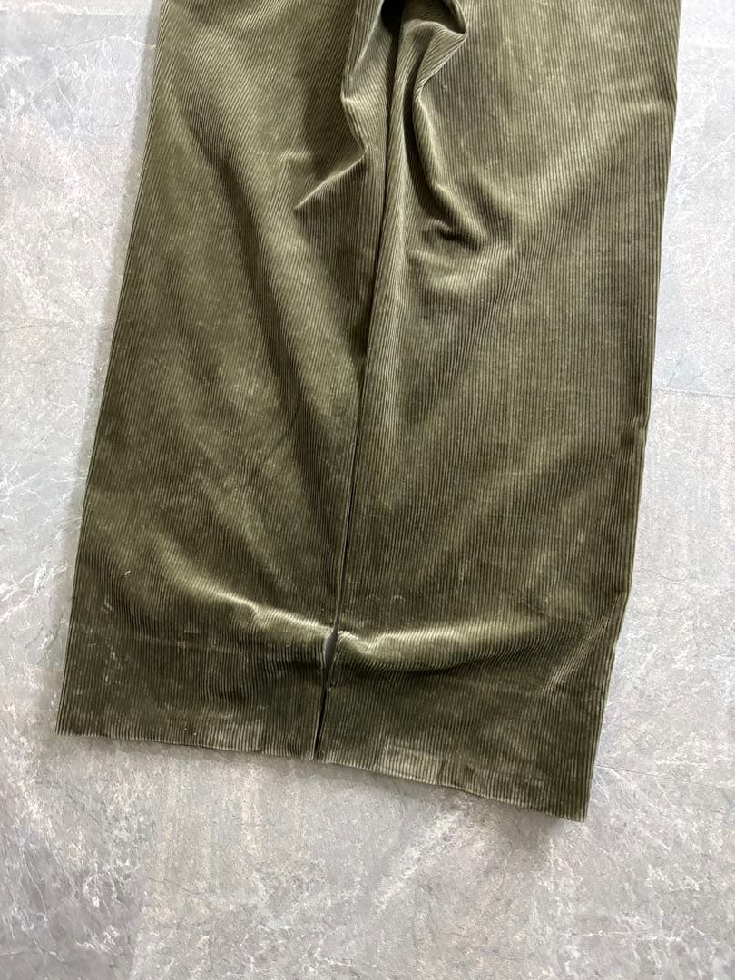 パンツ 90s J.PRESS 2tuck corduroy pants olive