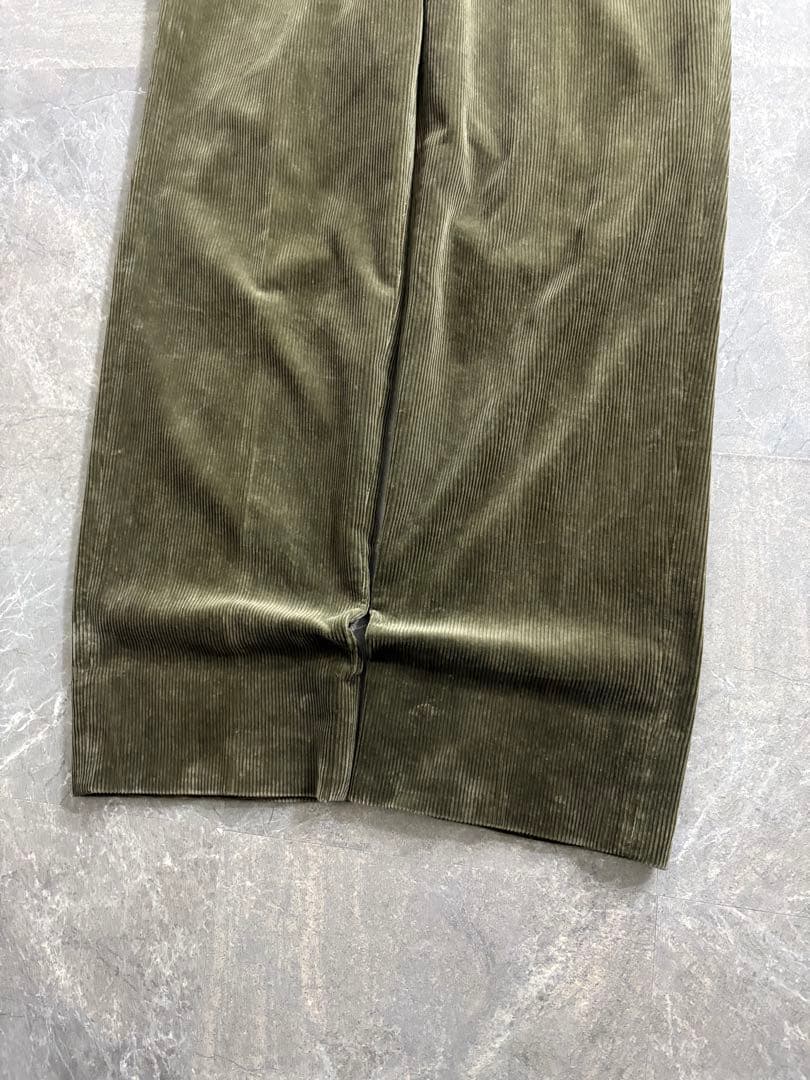 パンツ 90s J.PRESS 2tuck corduroy pants olive