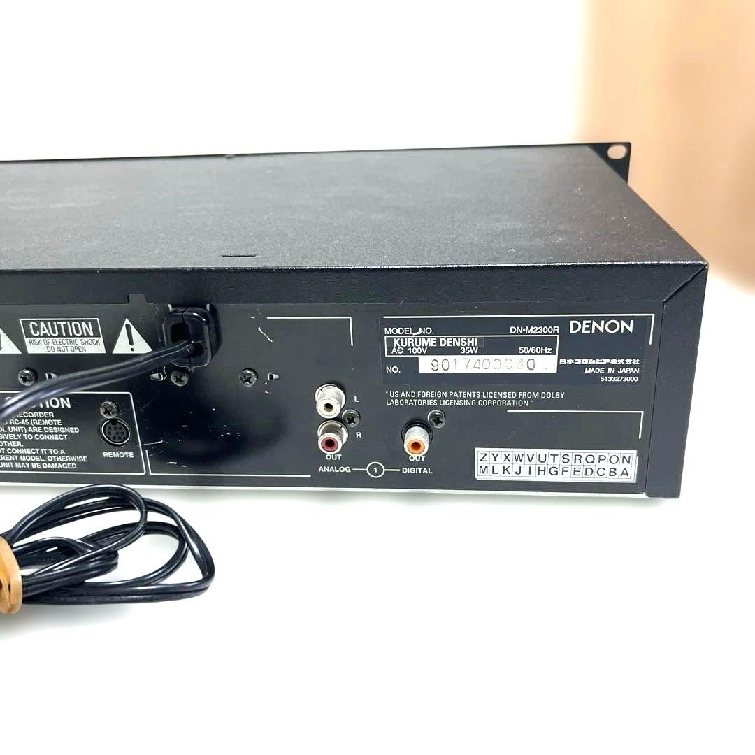 【美品】DENON DN-M2300R MDレコーダー デノン