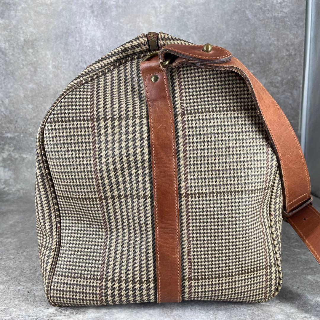 極美品 ヴィンテージ ポロラルフローレン 千鳥格子 チェック ボストンバッグ