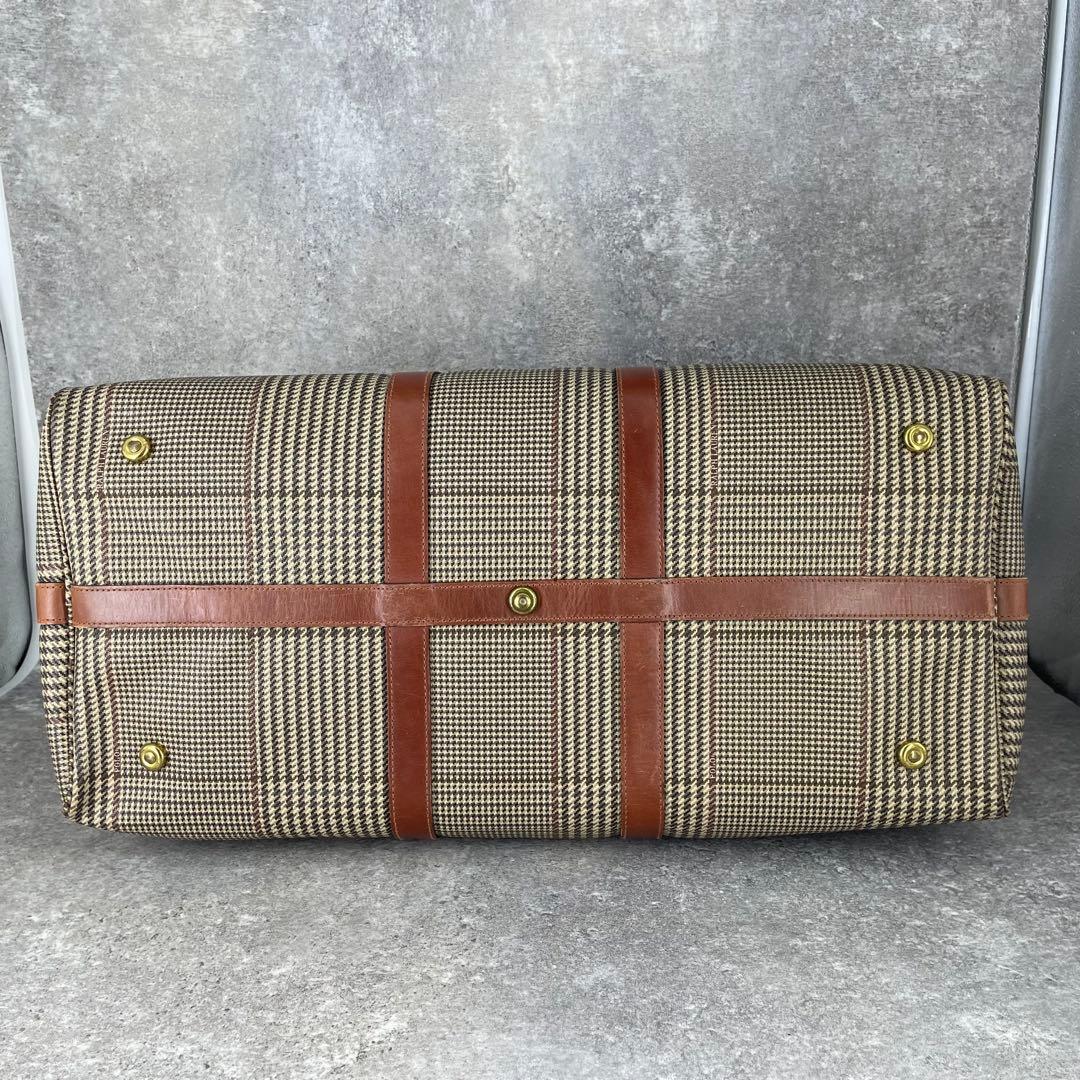 極美品 ヴィンテージ ポロラルフローレン 千鳥格子 チェック ボストンバッグ