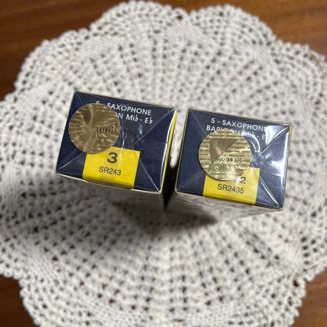 【新品・未使用品】Vandoren バリトンサックスリード 5点セット