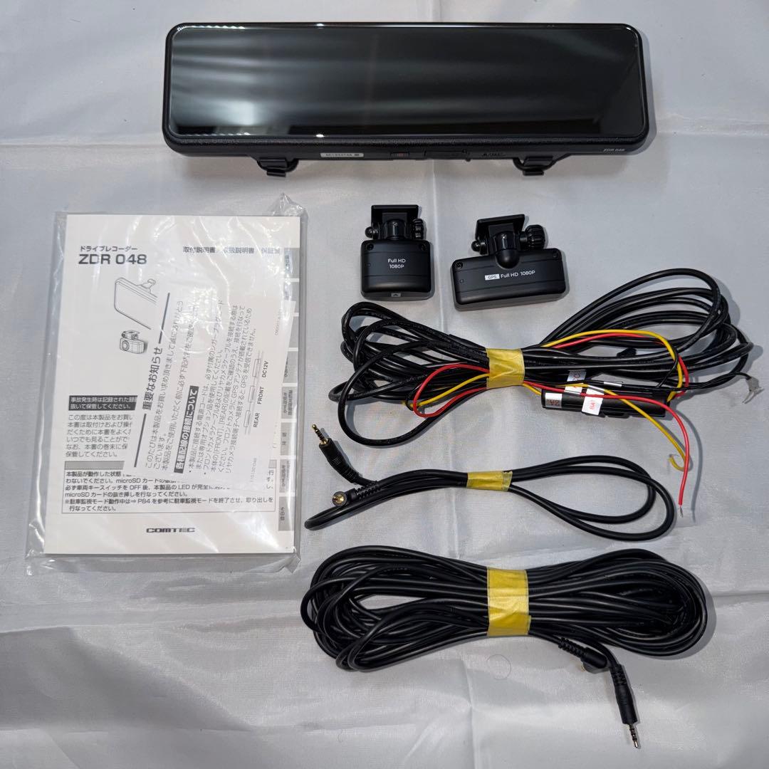 コムテック ドライブレコーダー ZDR048中古品
