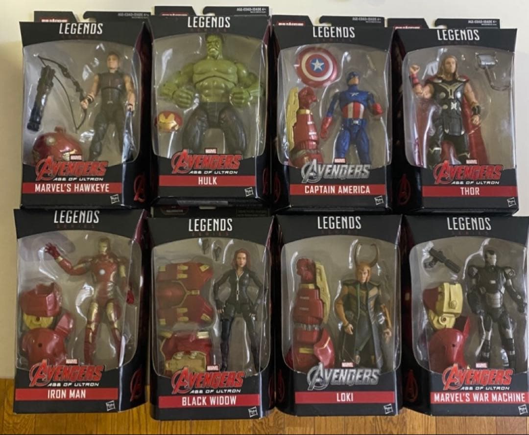 新品未開封 マーベルレジェンド アベンジャーズ エイジオブウルトロン 8セット