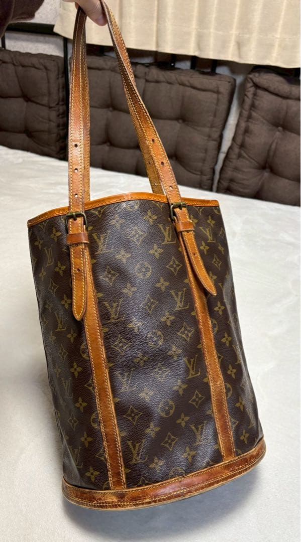 ルイヴィトン　バケットGM バケツ型　トートバッグ　モノグラム