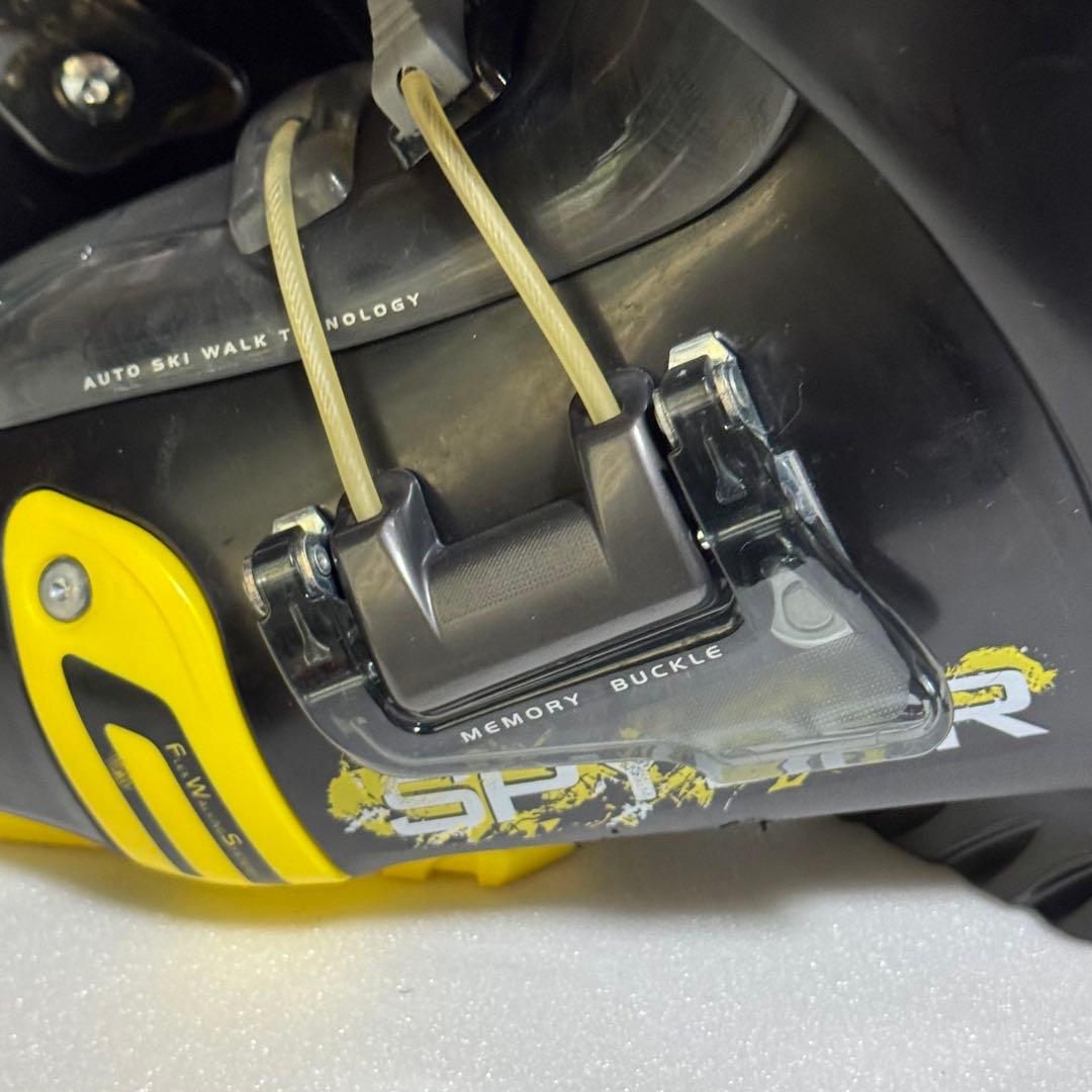 27-27.5cmHanson Spyder 80 スキー靴 ブラック/イエロー