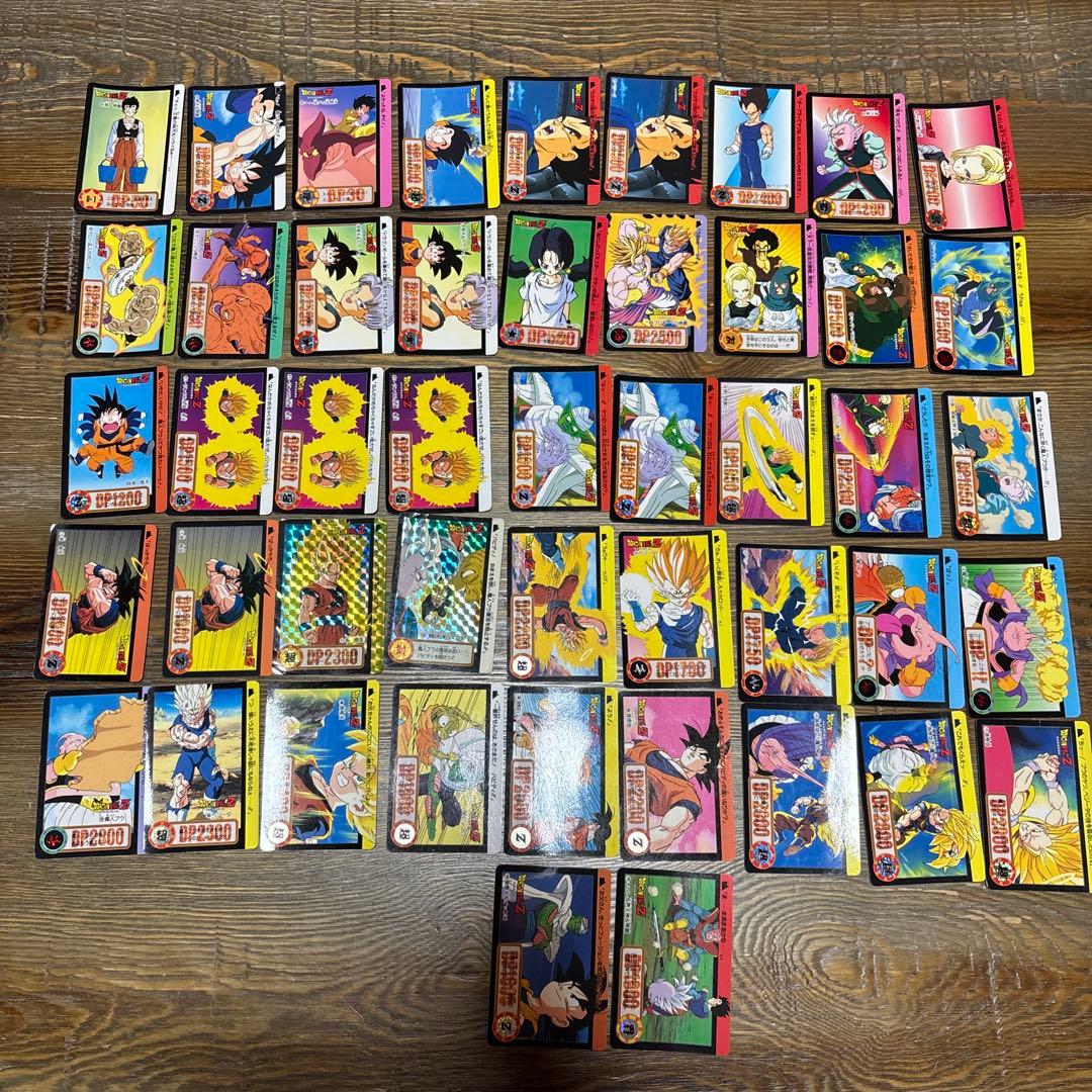 レアキラカード Vintage 1994 ドラゴンボールZ カードダス 47枚
