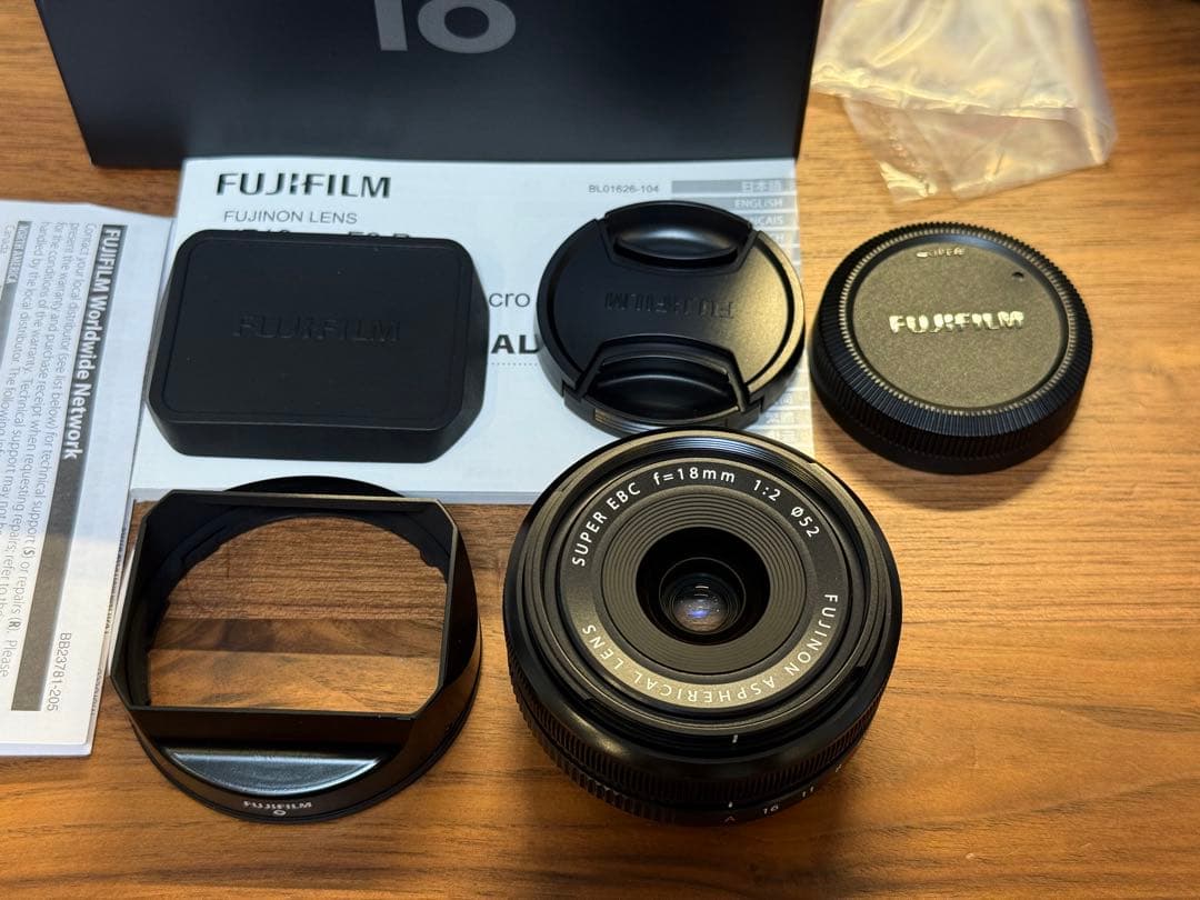 FUJIFILM 富士フイルム XF18mm F2 FUJINON