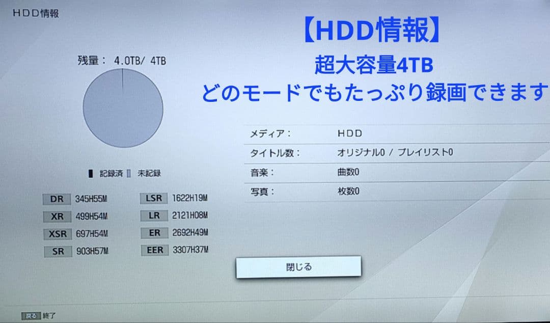 超美品！4TB！3録！4K UltraHD対応！SONY BDZ-FT1000