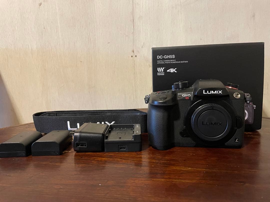 LUMIX GH5S ミラーレスカメラ 純正バッテリー2個付き