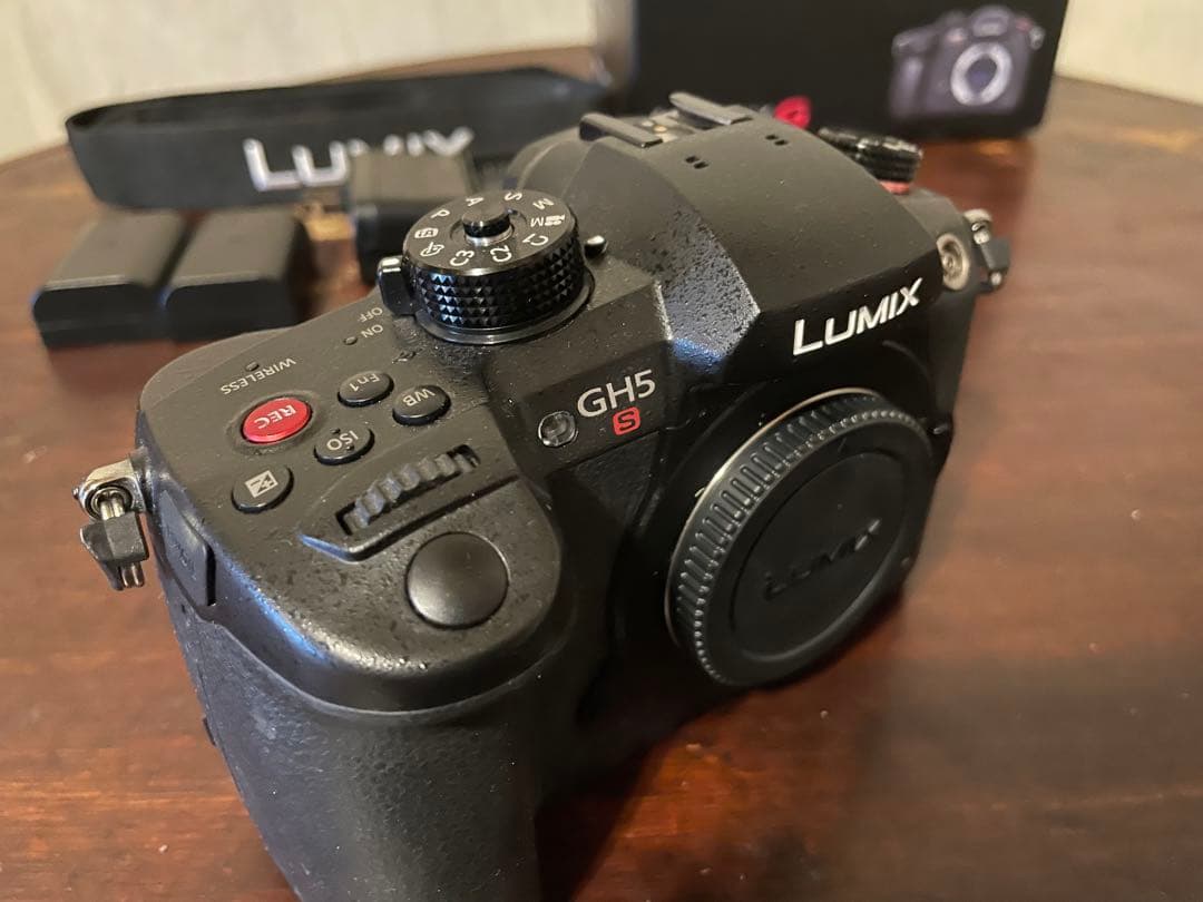 LUMIX GH5S ミラーレスカメラ 純正バッテリー2個付き