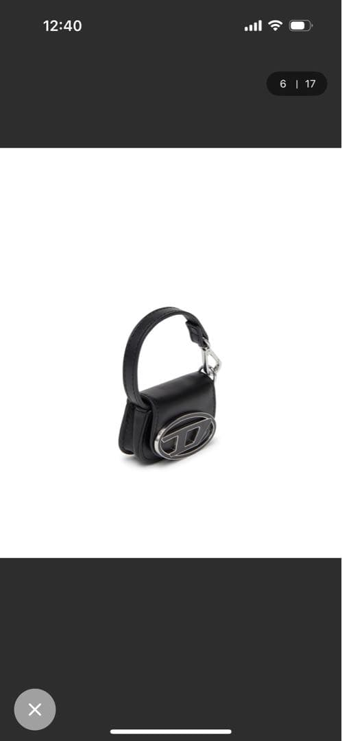 期間限定値下げ！11000→8500DIESEL✩カウレザーマイクロウォレット