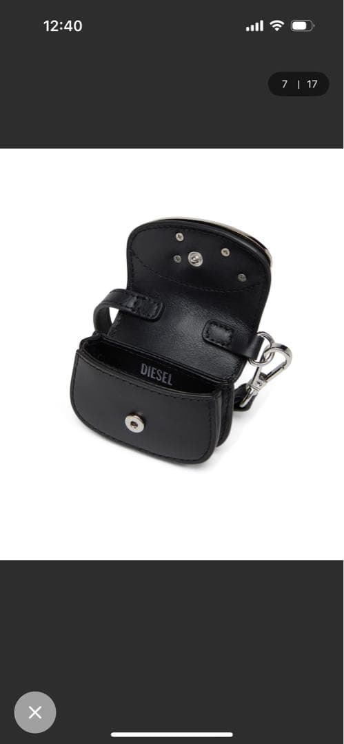 期間限定値下げ！11000→8500DIESEL✩カウレザーマイクロウォレット