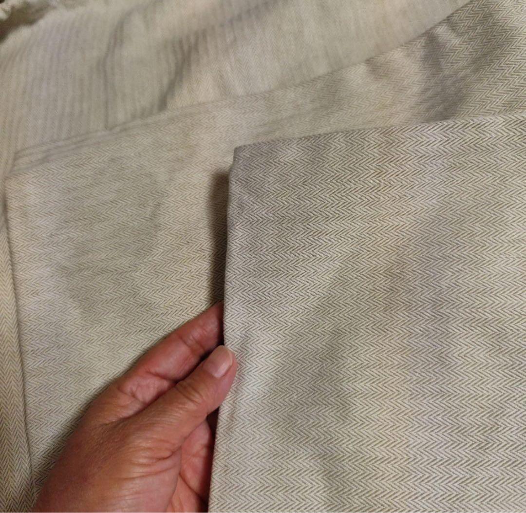 エルメス ヘリンボーン　保存袋　ベージュ