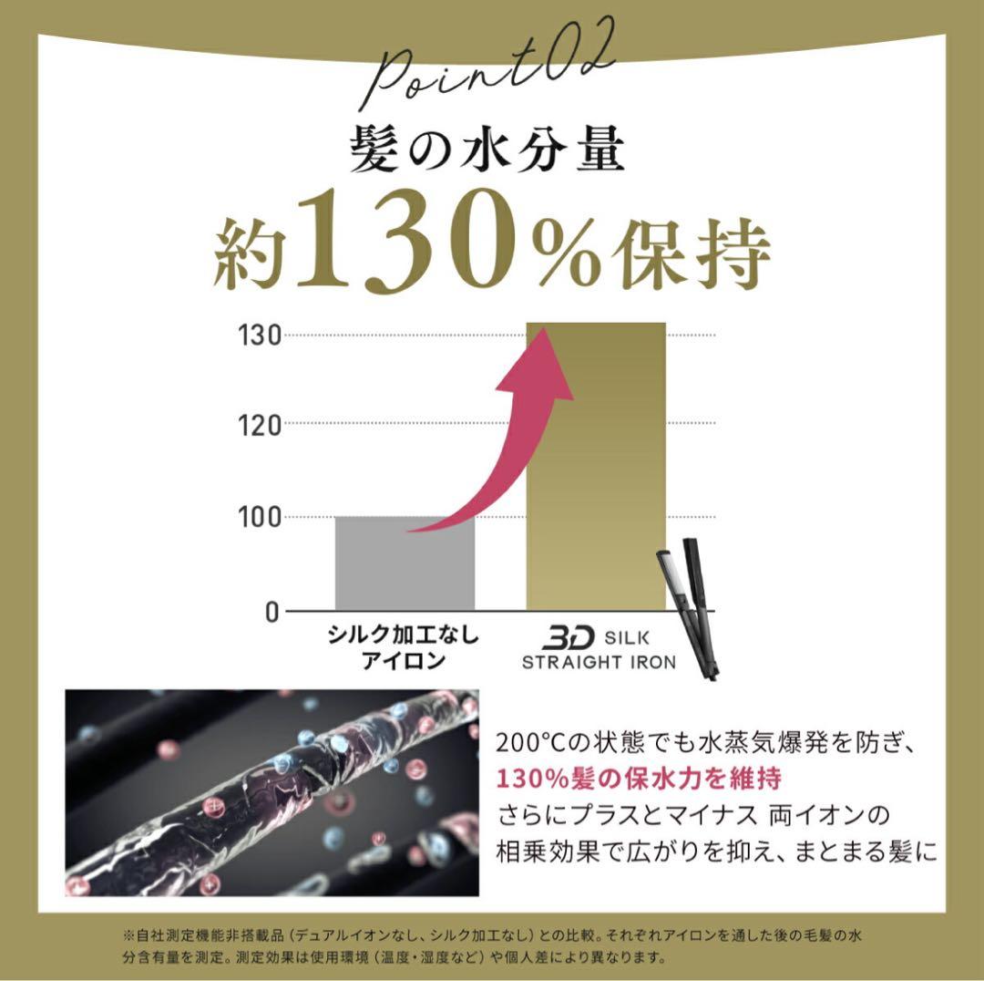 【最安値・未使用】Brighte3D SILK STRAIGHT IRONセット