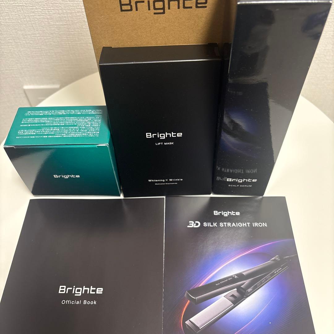 【最安値・未使用】Brighte3D SILK STRAIGHT IRONセット