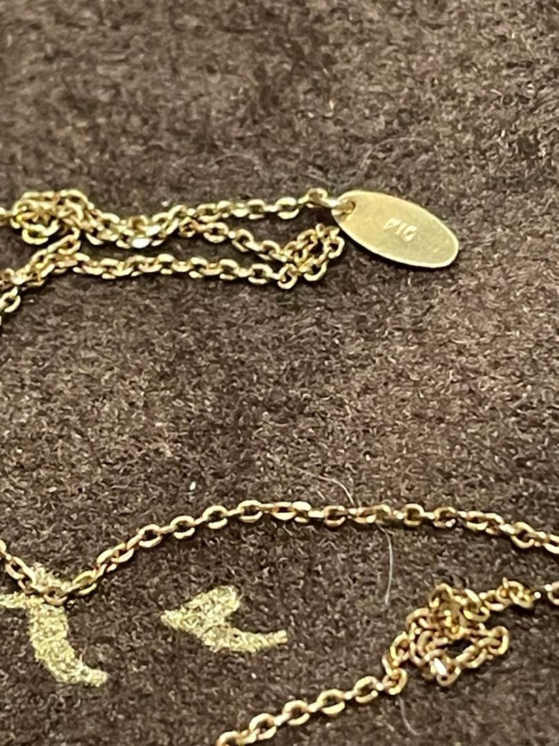 agete K10ネックレスチェーン