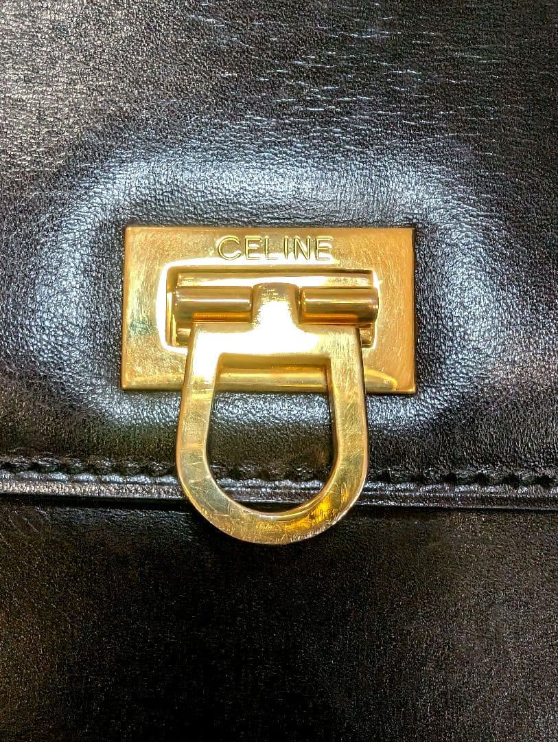 ✨king…✨♥美品♥セリーヌ ハンドバッグ レザー CELINE