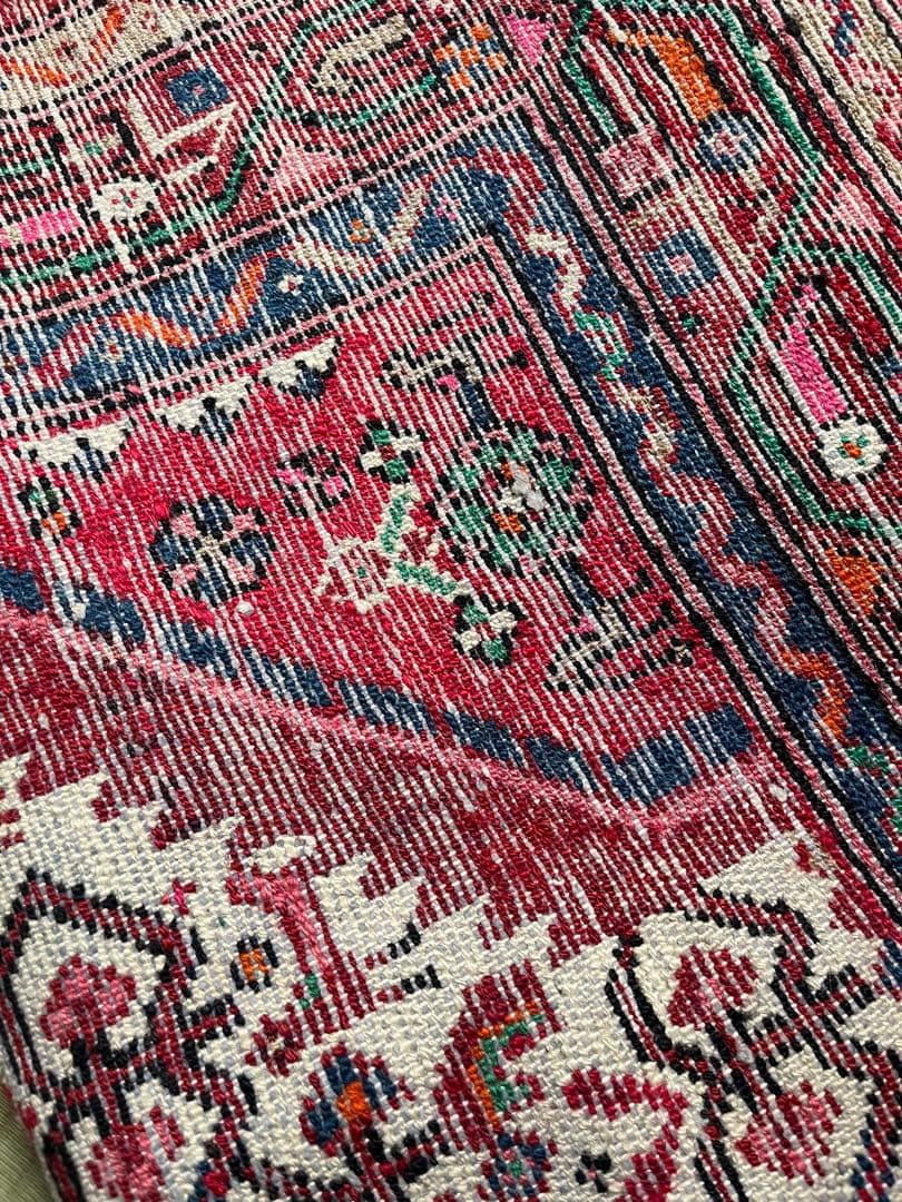 ピンク　ヴィンテージ　トライバルラグ　⭐︎出品6月頭まで