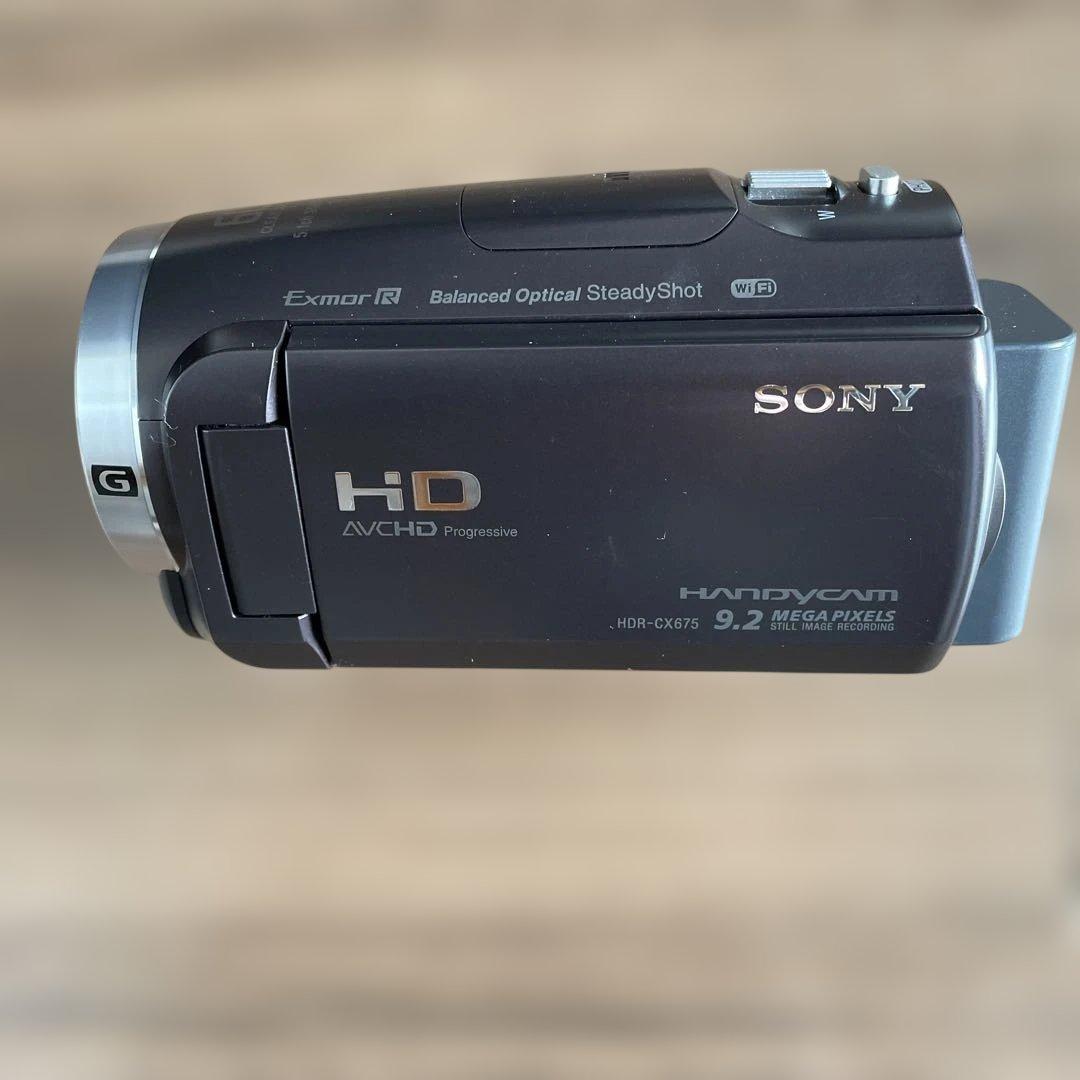 Sony HDR-CX675 ビデオカメラ 本体（2回使用）