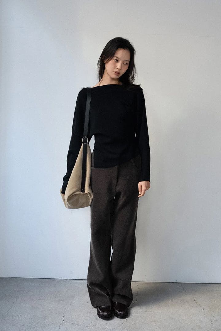 パンツ OHOTORO Velvet Pants charcoal brown S