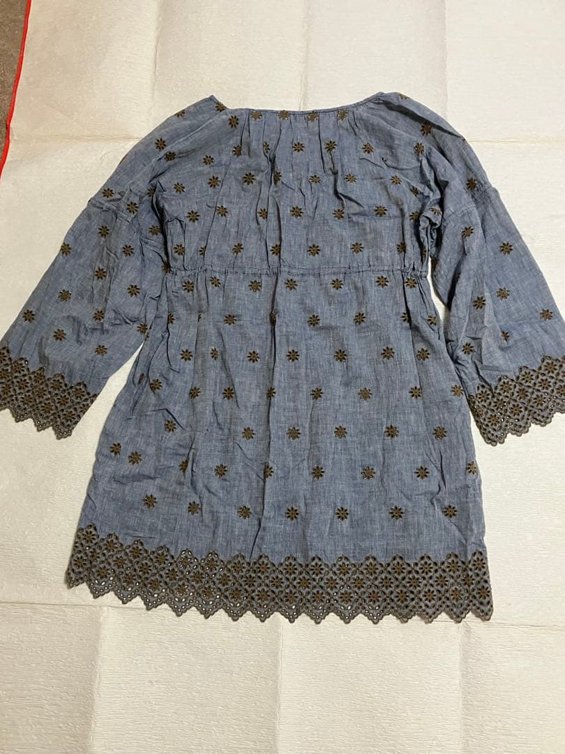 45R カットワークチュニック