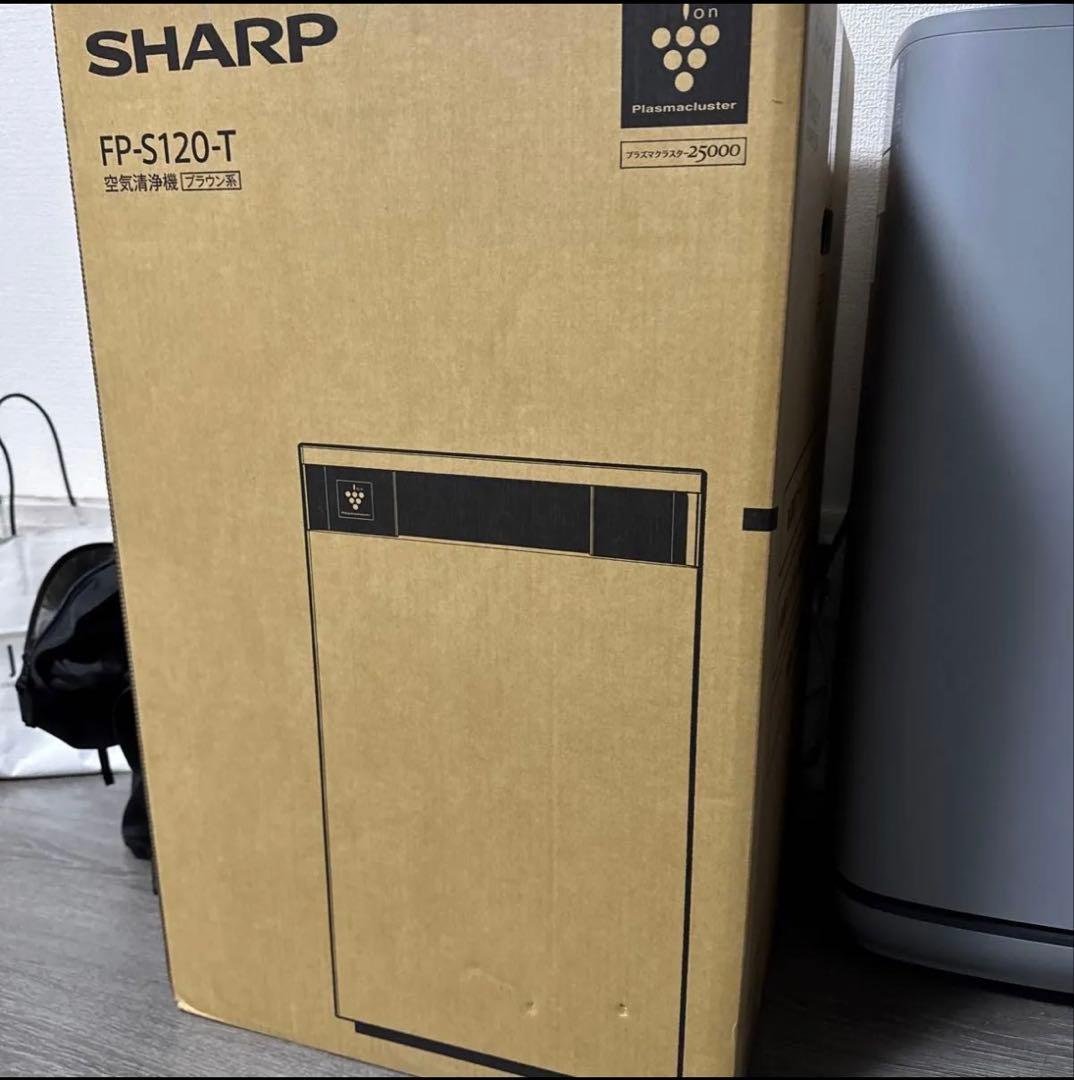 SHARP 空気清浄機 FP-S120-T ブラック